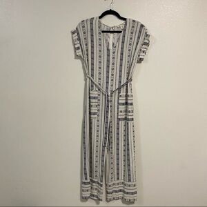 Monteau Bohemian Wide leg Jumpsuit Size Medium